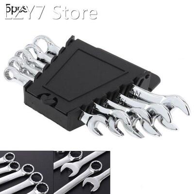 Chrome Vanadium Steel 8-14mm/ 8-17mm Combination Spanner Se