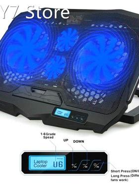 Gaming Laptop Cooler Adjustable Speed USB Ports 4 Cooling F