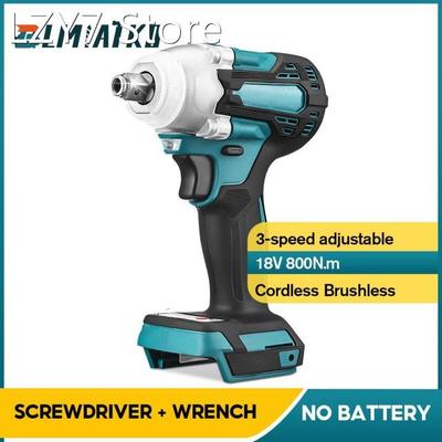 New 800N.M 3 In 1 Brushless Electric Impact Wrench 1/2 inch
