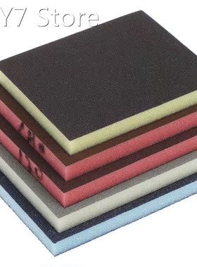 2pcs 120*100*12mm 120-1000grit Polishing Sanding Sponge Bloc