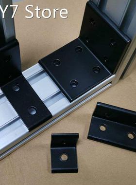 1PC 2020 2040 Black Brackets Corner Fitting Angle Aluminum 3