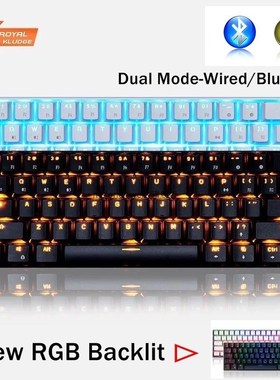 Royal Kludge RK61 Mini Portable 61  Dual-Mode Bluetooth W