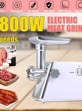 2800W High Power Electric Meat Grinder Meat Vegetables Grind