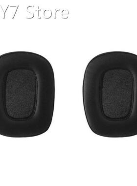 1Pair Leather Ear Pads Soft Foam Ear Cushion for Razer Tiama