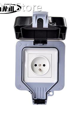 IP66 Weatherproof Waterproof Outdoor Wall Power Socket 16A F