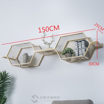 Golden Hollow Built-up Diy Wall Mounted Partitions Screen ni
