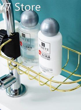 Kitchen Sink Faucet Sponge Soap Cloth Drain Rack Storage Org