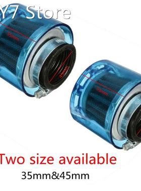 Universal Blue 35mm 45mm Motorcycle Motorbike Air Filter Cle
