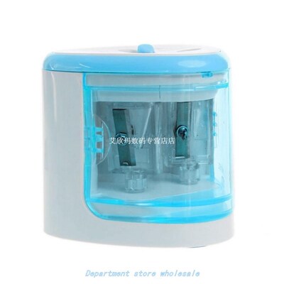 Automatic Pencil Sharpener Two-hole Electric Touch Switch Pe
