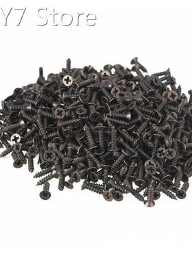 100g Bronze 8x2mm Flat Head Antique Iron Cross Deep Thread W