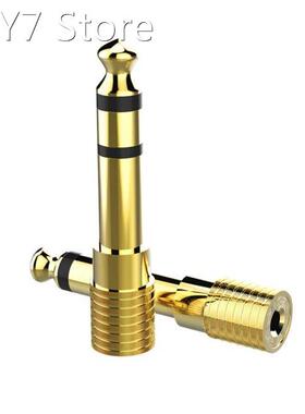 Jack 6.5 6.35mm Male Plug to 3.5mm Female Connector Headphon