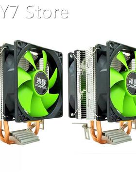 SNOWMAN MX2 Desktop CPU Cooling Fan 2 Heat Pipes Cooler 3-Pi