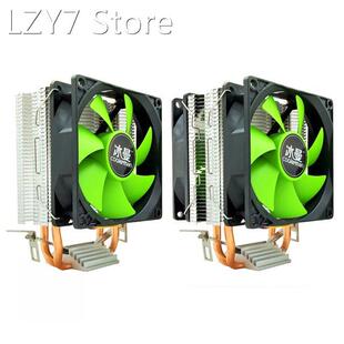 SNOWMAN MX2 Desktop CPU Cooling Fan 2 Heat Pipes Cooler 3-Pi