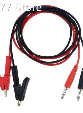 8 Stuks 4Mm Banana Plug Naar 10Mm Alligator Clip Kabel Leads