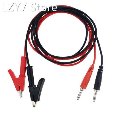 8 Stuks 4Mm Banana Plug Naar 10Mm Alligator Clip Kabel Leads