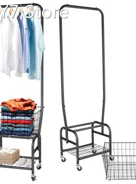 Clothing Drying Racks Clothes Floor Hanger Rolling Utility C