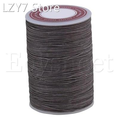 Sewing Craft Polyester Linen Wax Waxed Cord String Dark Grey