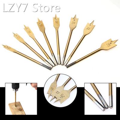 ZENHOSIT 8PCS High Speed Steel Flat Drill Bit 10-25mm Durabl