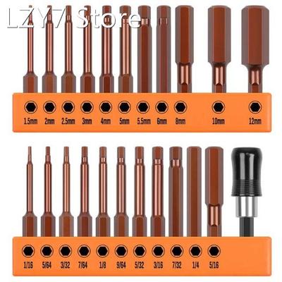 23Pcs Wrench Drill Bit Hex Head Allen Wrench Drill Bit Set M