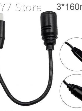 TypeC Microphone Mic Bending Folding Metal Hose Microph