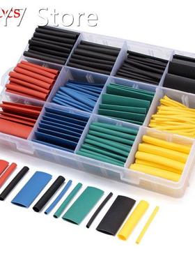 870pcs/530pcs/127pcs Polyolefin Shrinking Tube Sleeve Assort