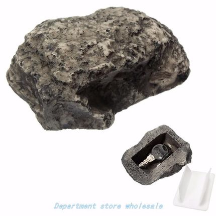 NEW  Key Box Rock Hidden Hide In Stone Security Safe Storage