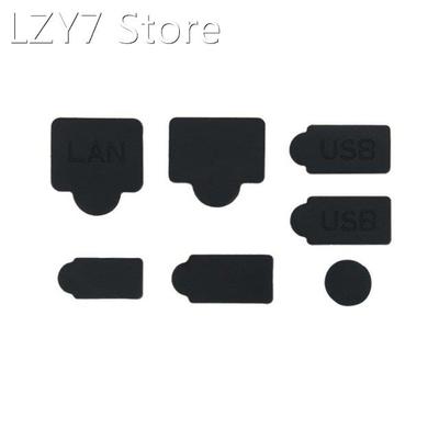 7pcs Silicone Dust Plugs Set USB HDMI-compatible Interface A