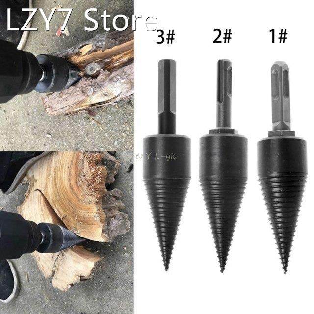 Firewood Machine Drill Wood Cone Reamer Punch Driver Drill B