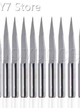 10Pcs Multifunction 0.3mm 15 Degree CNC Router Tool Engravin