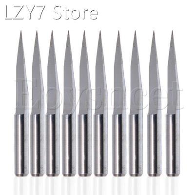 10Pcs Multifunction 0.3mm 15 Degree CNC Router Tool Engravin