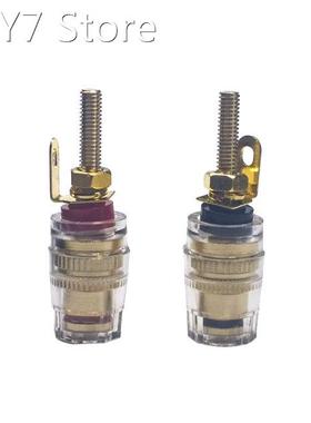 5pcs/10pcs Gold Plated Lengthening 4mm Banana Plug Transpare