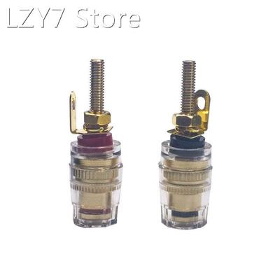 5pcs/10pcs Gold Plated Lengthening 4mm Banana Plug Transpare