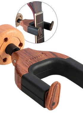 Guitar Hangers Hook Holder Wood Rubber Instrut Hangers Wall