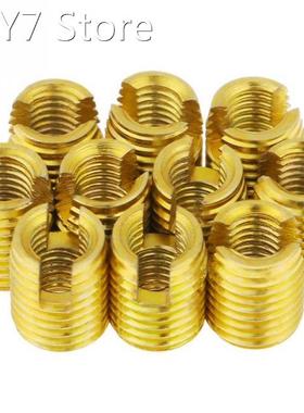 10Pcs/Lot M8 x M5 Self Tapping Threaded Inserts 302 Slotted