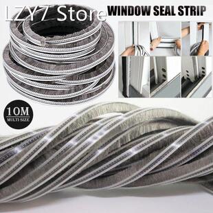 10m Hairy Seal Brush Pile Door Window Sliding Weather Strip