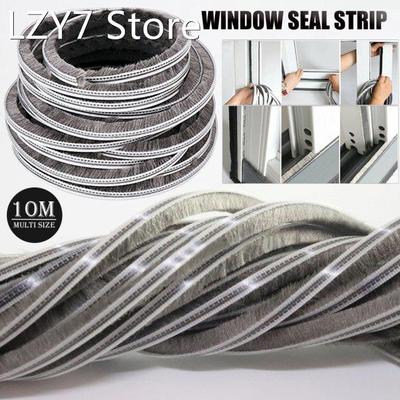 10m Hairy Seal Brush Pile Door Window Sliding Weather Strip