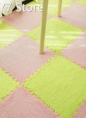 DIY Jigsaw Plush Carpet Baby Puzzles Playmat Area Rug Interl