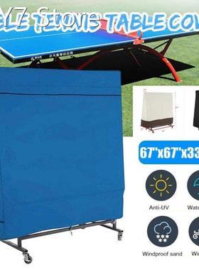 Ping-Pong Table Dust Covers Oxford Waterproof Outdoor Rain W