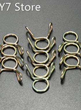 10 Pcs/Set 8mm Motorcycle Fuel Water Line Hose Tubing Spring