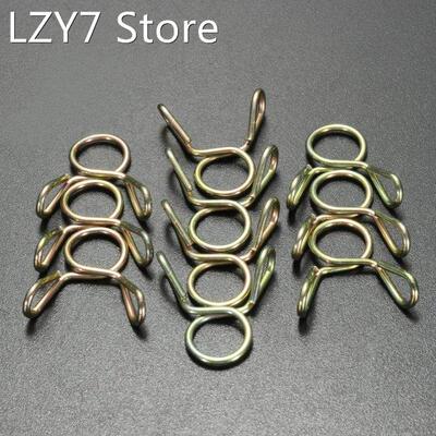 10 Pcs/Set 8mm Motorcycle Fuel Water Line Hose Tubing Spring