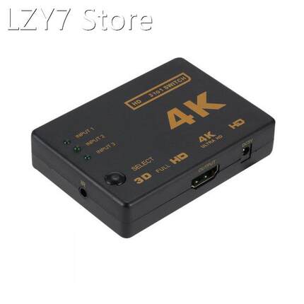 4K HDMI-Compatible Switch 3x1 3 Input 1 Output HDMI-Compatib