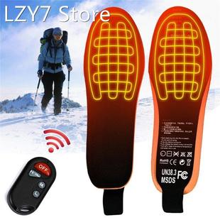 USB Heated Shoe Insoles with Remote Control 3.7V 2100MA Feet