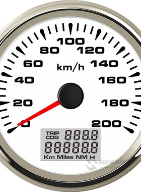 85mm 200km/h Digital marine GPS Speedometer Gauge universal