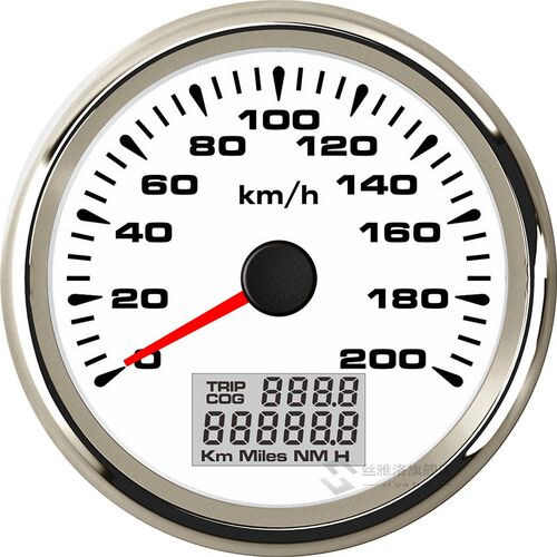 85mm 200km/h Digital marine GPS Speedometer Gauge universal