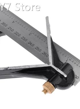 12 Combination Protractor Tri-Square Angle Ruler Machinist