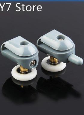 2pcs 25mm pop and up shower room pulley wheels, brass showe