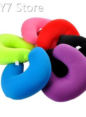 Urijk U Shaped Soft Travel Pillows Sleeping Head Rest Neck C