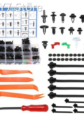 460Pcs Fasteners Kits Trim Removal Tool Retainer Rivet Car P