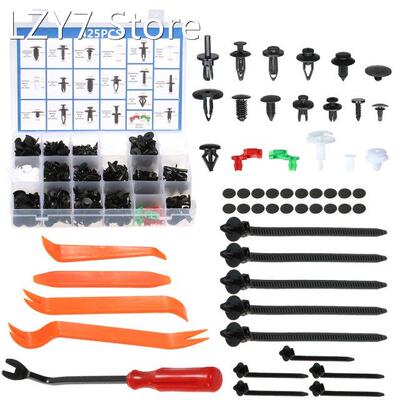 460Pcs Fasteners Kits Trim Removal Tool Retainer Rivet Car P