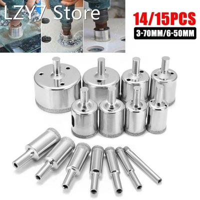 3mm-50mm Diamond Vacuum Brazed Dry Drilling Core Bits M14 Th